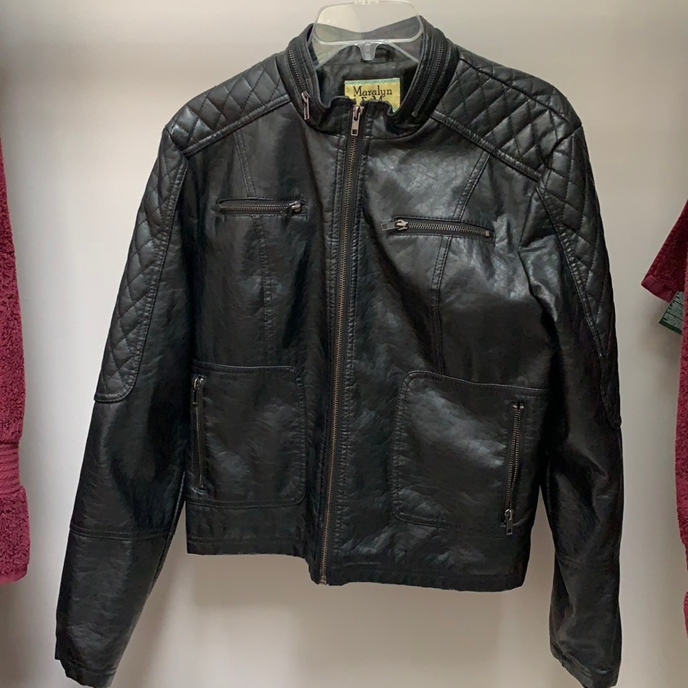 Maralyn & Me Feaux Leather Jacket XL